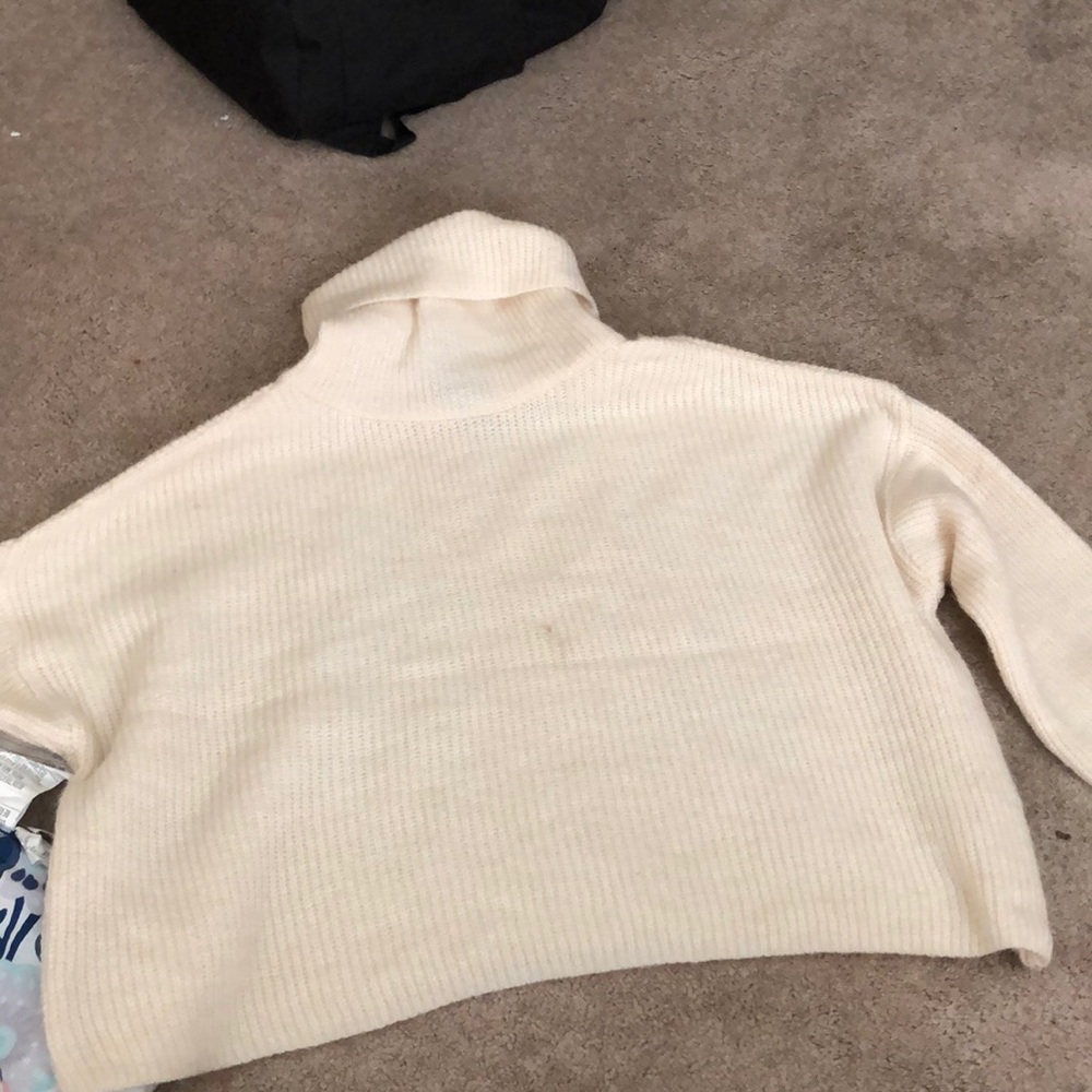 Nude Sweater crop top